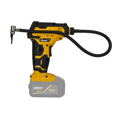 Mini Compresseur sans fil 7 bar 20V + Batterie lithium 2Ah  Chargeur + 6 Embouts de gonflage VITO