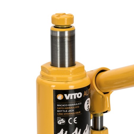 Cric Hydraulique 4 tonnes Hauteur de levage 18 - 34 cm Acier VITO