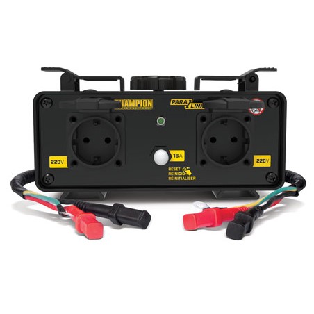 Kit de connexion parallèle pour groupe électrogène 2 prises 230V de 16A 500740-EU CHAMPION