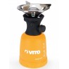 Kit Camping Lampe à gaz et Réchaud gaz + 2 Cartouches gaz 190gr Perçables VITO
