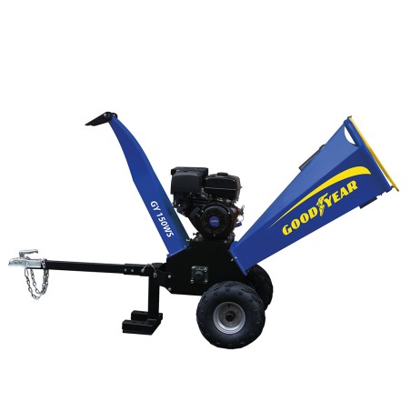 Broyeur végétaux thermique 11000W 15CV Branches Ø12cm Max Démarrage manuel GOODYEAR