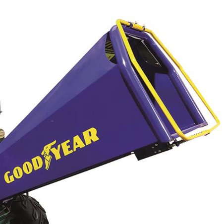 Broyeur végétaux thermique 11000W 15CV Branches Ø5 à 12cm Max Démarrage électrique GOODYEAR