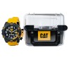 Montre Watch Ø 44 mm ABS Bracelet Silicone Noir/Jaune Homme/Femme CAT