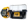 Montre Watch Ø 44 mm ABS Bracelet Silicone Noir/Jaune Homme/Femme CAT