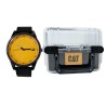 Montre Watch Insignia Ø 43 mm Noir/Jaune ABS Bracelet Silicone CAT