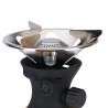 Rechaud gaz piezo 1100W Piezo Coque ABS Rechaud camping + 4 cartouches gaz 190g VITO