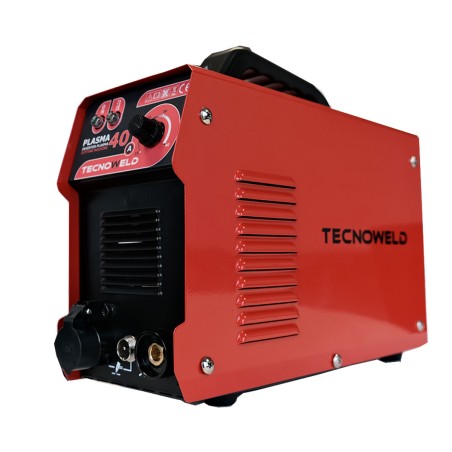 Poste à découpage Plasma Inverter 40A IGBT Découpeuse plasma 2 à 10mm Torche + Pince + Manomètre intégré TECNOWELD