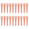 Lot de 20 Lames de Coupe bordure lames pour coupe bordures 20V VITO
