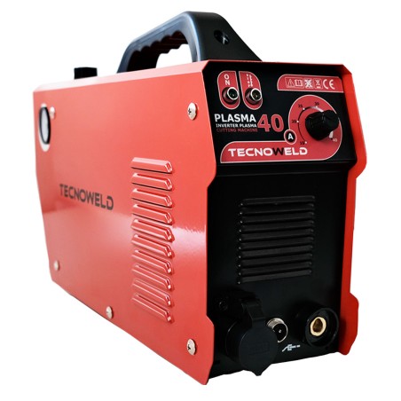 Poste à découpage Plasma Inverter 40A IGBT Découpeuse plasma 2 à 10mm Torche + Pince + Manomètre intégré TECNOWELD