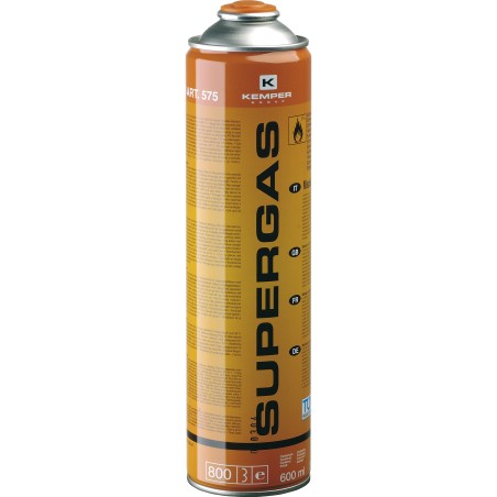 Pack de 6 Cartouches gaz 330g Bouteilles Butane propane 600ml Kemper Bonbonne gaz universelle valve 7/16