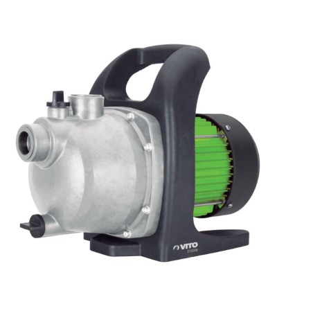 Motopompe à évacuation eau 800W Pompe d'arrosage jardin 3000 L/h Pompe transfert eau claire Particules 1mm max VITO