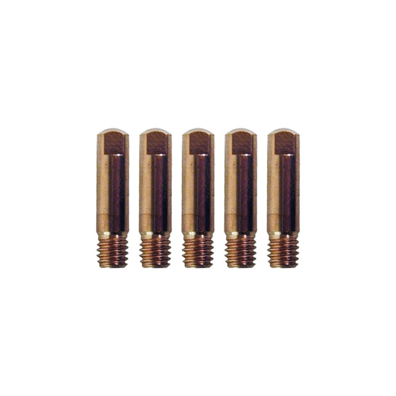 Tubes contact Ø 0.8 mm Lot de 5 pour soudure MIG AWELCO