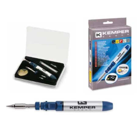 Kit microsoudure Pyrogravure 1800W + recharge gaz + Accessoires + Mallette KEMPER