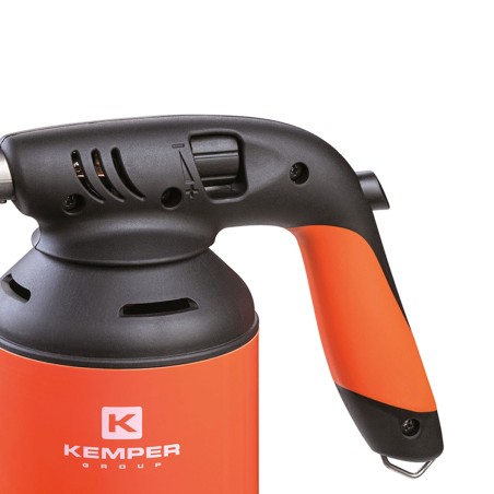 Lampe à souder gaz 1900°C Utilisation toutes positions Allumage piezo pour cartouche gaz Perçable KEMPER