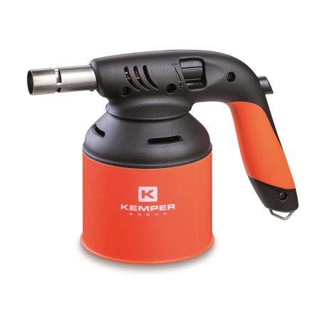 Lampe à souder gaz 1900°C Utilisation toutes positions Allumage piezo pour cartouche gaz Perçable KEMPER