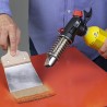 Pistolet à air chaud Brasage + Cartouche gaz Propane Température réglable 550°C KEMPER