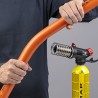 Pistolet à air chaud Brasage + Cartouche gaz Propane Température réglable 550°C KEMPER