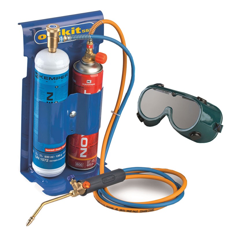 Chalumeau BI GAZ professionnel Oxygène Butane/Propane Soudure Découpe métal KEMPER