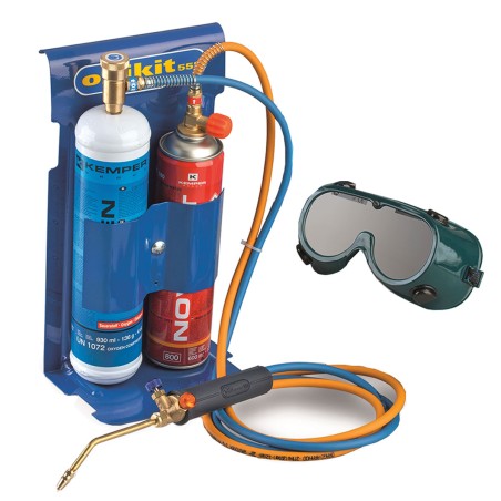 Chalumeau BI GAZ professionnel Oxygène Butane/Propane Soudure Découpe métal KEMPER