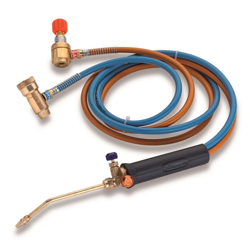 Chalumeau Bi-Gaz Oxygène M10 et Gaz Butane Propane Tuyaux 1.5 m KEMPER