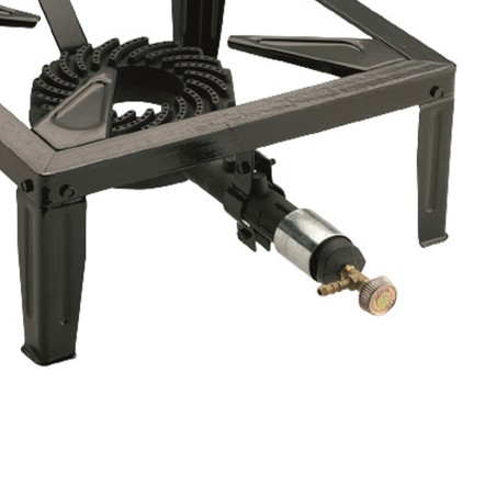 Réchaud gaz fonte 7.5KW Réchaud Paella Traiteur 4 pieds KEMPER