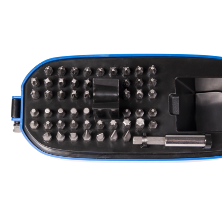 Visseuse à Batterie 3.6V + Embout articulé + Coffret 52 Accessoires GOODYEAR