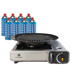 Barbecue gaz Grill 2en1...