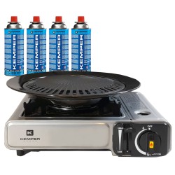 Barbecue gaz Grill 2en1...
