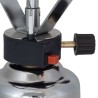 Rechaud gaz 1200W piezo Coque INOX + 4 cartouches de gaz 190gr CAMPER GAZ