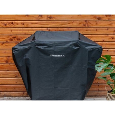 Housse Barbecue "M" 118 x 140 x 62 cm Polyester noir Haute résistance CAMPINGAZ