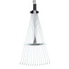 Balai à gazon aluminium 15 dents Manche télescopique 89.5 - 180 cm VITO