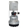 Lampe à gaz 140W + 4 cartouches de gaz 190 gr Lanterne coque inox verre pyrex Allumage piezo camping et maison