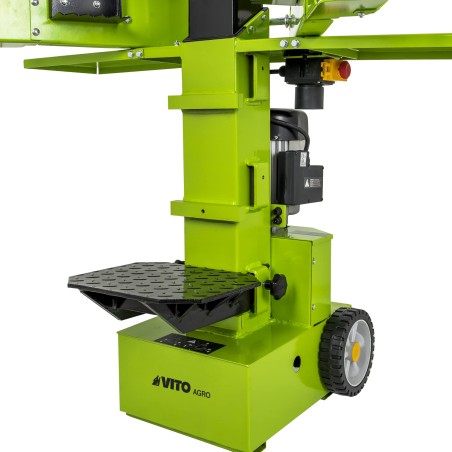 Fendeuse à bois Electrique 9 tonnes 3500W Buches Longueur 105cm Ø 35cm Fendeur de buches Silencieux VITO