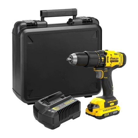 Visseuse à chocs 18V V20 + 2 batteries lithium 2 Ah- 50 Nm + Chargeur Rapide Mallette STANLEY FATMAX SFMCD711D22