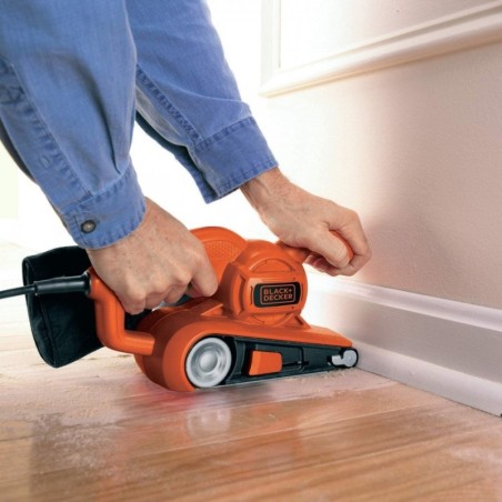 Ponceuse à bande 720W Plateau 75x457mm BLACK & DECKER KA86