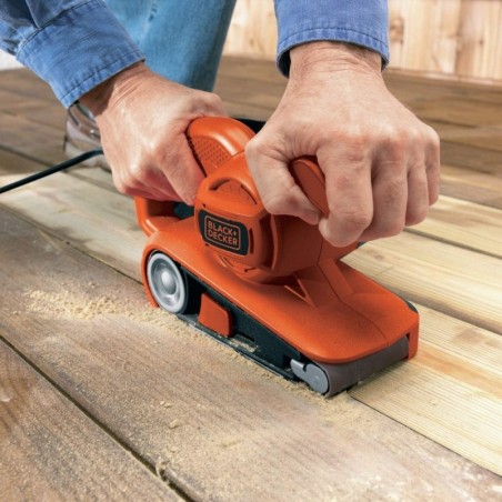 Ponceuse à bande 720W Plateau 75x457mm BLACK & DECKER KA86