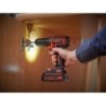 Perceuse Visseuse sans fil 18V Batterie lithium 1,5 Ah Black + Decker Chargeur Mallette