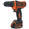 Perceuse Visseuse sans fil 10,8V + Batterie lithium 1,5Ah Black + Decker BDCDD12 + Chargeur