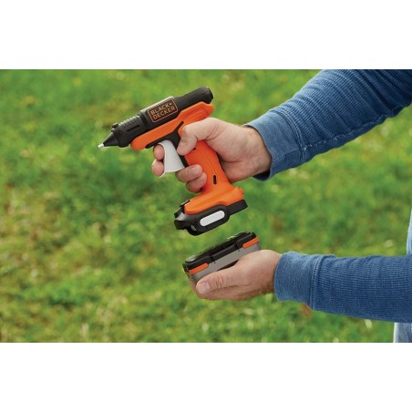 Pistolet à colle sans fil 12 V Black & Decker Livré sans batterie ni chargeur BDCGG12N
