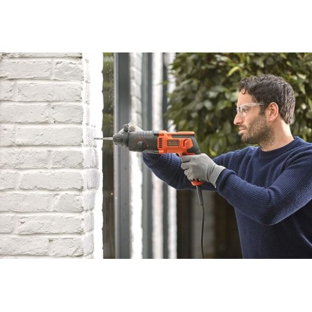 Marteau burineur 650W 1,4 Joules SDS + Poignée souple BLACK & DECKER BEHS01