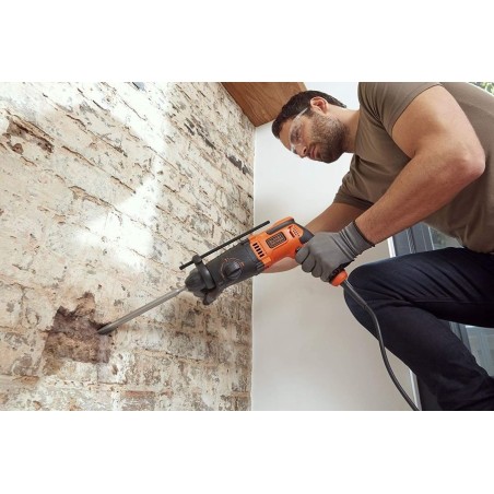 Marteau burineur 650W 1,4 Joules SDS + Poignée souple BLACK & DECKER BEHS01