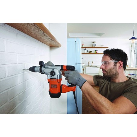 Marteau de démolition Burineur SDS + 1250W 3,7 Joules BLACK & DECKER BEHS03K