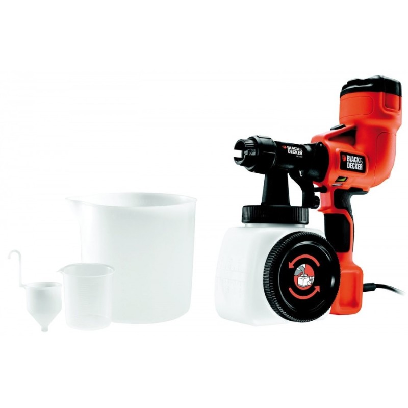 Pistolet Peinture électrique compact 400W HVLP200 Black + Decker Basse pression