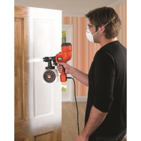 Pistolet Peinture électrique compact 400W HVLP200 Black + Decker Basse pression