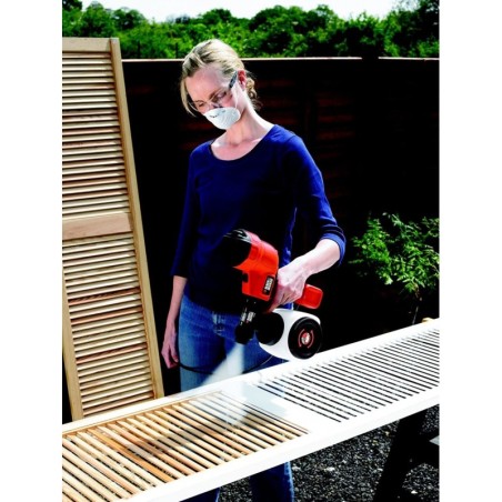 Pistolet Peinture électrique compact 400W HVLP200 Black + Decker Basse pression