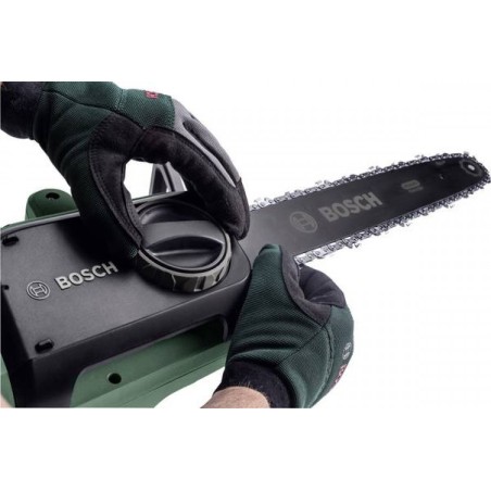 Tronçonneuse à chaîne Bosch 1800W UniversalChain 35 Lame 35cm Graissage auto Système SDS