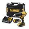 Perceuse à percussion 18V + 2 batteries lithium 1.5Ah + chargeur + Mallette DEWALT DCD778S2T