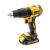 Perceuse à percussion 18V + 2 batteries lithium 1.5Ah + chargeur + Mallette DEWALT DCD778S2T