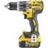 Perceuse à percussion 18V Brushless + 2 Batteries lithium 5.0Ah + Chargeur + Mallette DEWALT DCD796P2