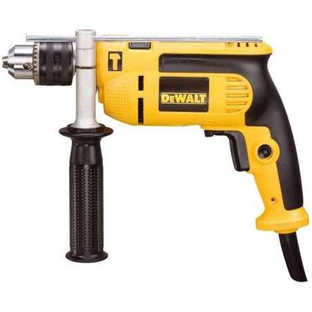 Perceuse à percussion 700W Poignée réglable Butée de profondeur DEWALT DWD024